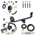 Trailer Hitch w/ 7-Way RV Wiring For 15-18 BMW X5 All Models Class 4 2" Receiver Reese