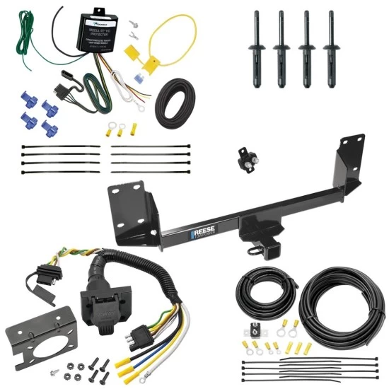 Trailer Hitch w/ 7-Way RV Wiring For 07-14 BMW X5 All Models Class 4 2" Receiver Reese