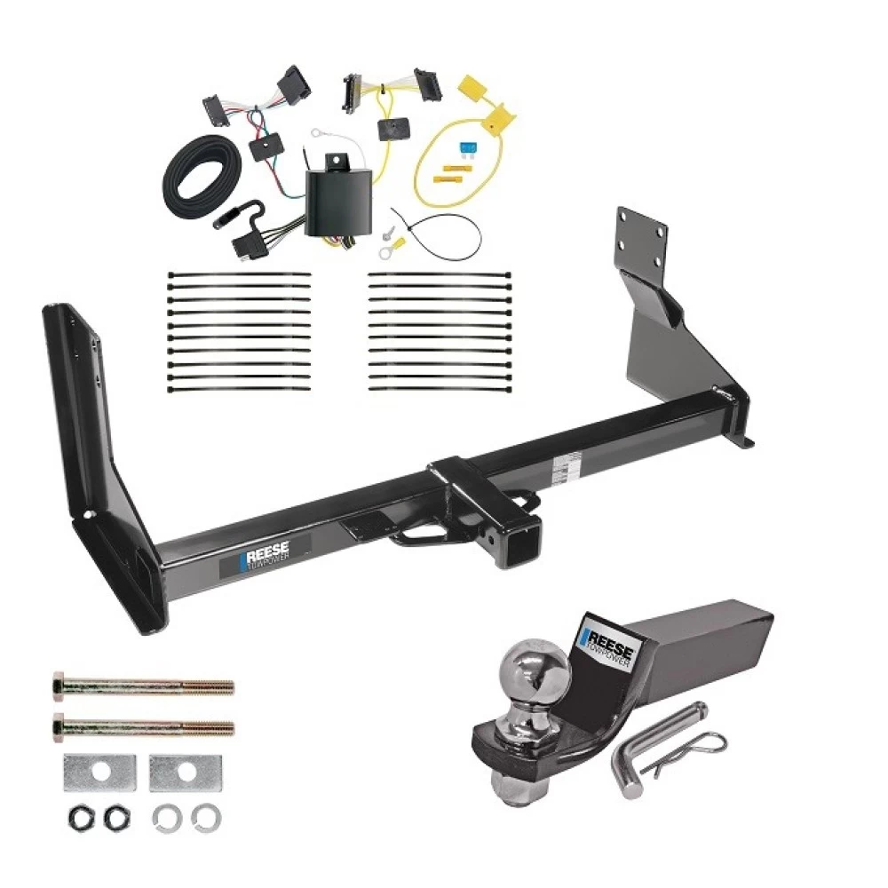 Reese Trailer Tow Hitch For 14-25 Freightliner Mercedes-Benz Sprinter 1500 2500 3500 w/ Factory Step Bumper Complete Package w/ Wiring and 2" Ball