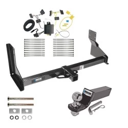 Reese Trailer Tow Hitch For 14-25 Freightliner Mercedes-Benz Sprinter 1500 2500 3500 w/ Factory Step Bumper Complete Package w/ Wiring and 2" Ball