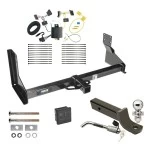 Reese Trailer Tow Hitch For 14-25 Freightliner Mercedes-Benz Sprinter 1500 2500 3500 w/ Factory Step Bumper Deluxe Package Wiring 2" Ball Mount and Lock