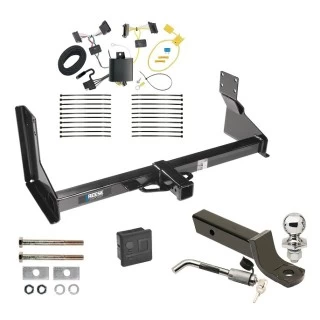 Reese Trailer Tow Hitch For 14-25 Freightliner Mercedes-Benz Sprinter 1500 2500 3500 w/ Factory Step Bumper Deluxe Package Wiring 2" Ball Mount and Lock