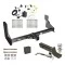 Reese Trailer Tow Hitch For 14-25 Freightliner Mercedes-Benz Sprinter 1500 2500 3500 w/ Factory Step Bumper Deluxe Package Wiring 2" Ball Mount and Lock