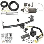 Trailer Hitch w/ 7-Way RV Wiring For 04-12 Chevrolet Colorado GMC Canyon 06-08 Isuzu I-Series Pickup Class 4 2" Receiver Reese