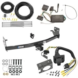 Trailer Hitch w/ 7-Way RV Wiring For 04-12 Chevrolet Colorado GMC Canyon 06-08 Isuzu I-Series Pickup Class 4 2" Receiver Reese