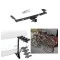 Trailer Hitch w/ 4 Bike Rack For 09-14 Nissan Murano 11-14 Except CrossCabriolet Approved for Recreational & Offroad Use Carrier for Adult Woman or Child Bicycles Foldable