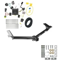 Trailer Hitch w/ Wiring For 11-20 Dodge Journey w/ LED Taillights Class 3 2" Tow Receiver Reese Tekonsha