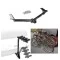 Trailer Hitch w/ 4 Bike Rack For 09-20 Dodge Journey Approved for Recreational & Offroad Use Carrier for Adult Woman or Child Bicycles Foldable