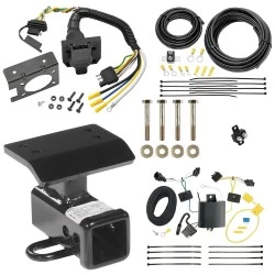 Trailer Hitch w/ 7-Way RV Wiring For 12-17 Volkswagen Tiguan (2018 Limited) Class 3 2" Receiver Reese