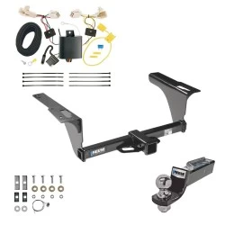 Tow Package For 15-19 Subaru Legacy All Models Trailer Hitch w/ Wiring 2" Drop Mount 2" Ball 2" Receiver Reese