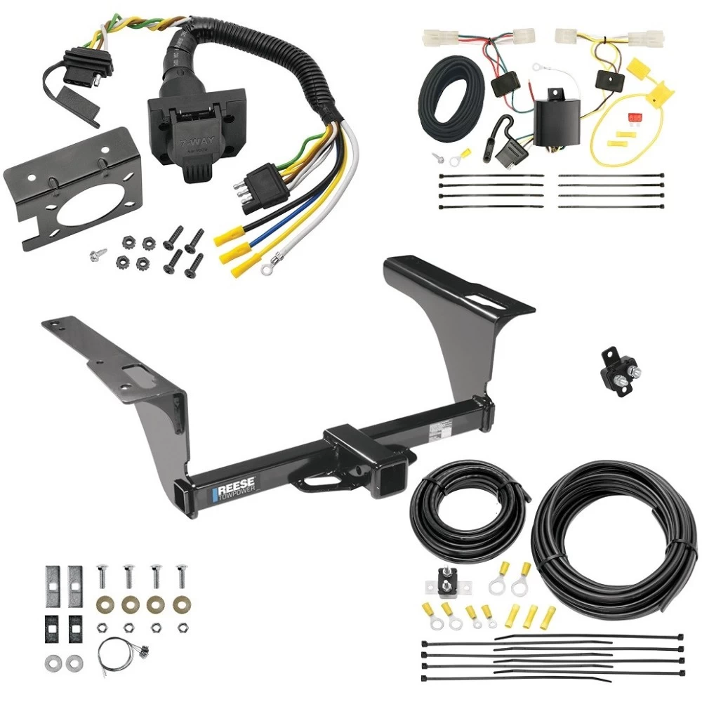 Trailer Hitch w/ 7-Way RV Wiring For 10-14 Subaru Legacy All Models Class 3 2" Receiver Reese