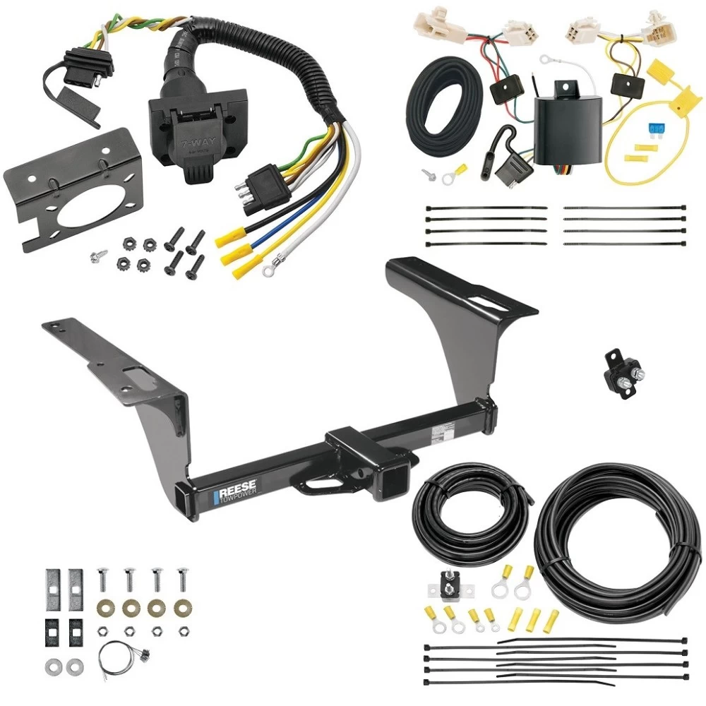 Trailer Hitch w/ 7-Way RV Wiring For 15-19 Subaru Legacy All Models Class 3 2" Receiver Reese