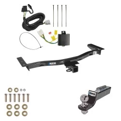 Tow Package For 13-15 Lexus RX350 10-15 RX450h Trailer Hitch w/ Wiring 2" Drop Mount 2" Ball 2" Receiver Reese