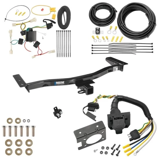 Trailer Hitch w/ 7-Way RV Wiring For 10-12 Lexus RX350 All Models Class 3 2" Receiver Reese