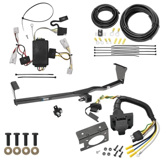 Trailer Hitch w/ 7-Way RV Wiring For 10-12 Hyundai Santa Fe w/o Factory Tow PKG Class 3 2" Receiver Reese