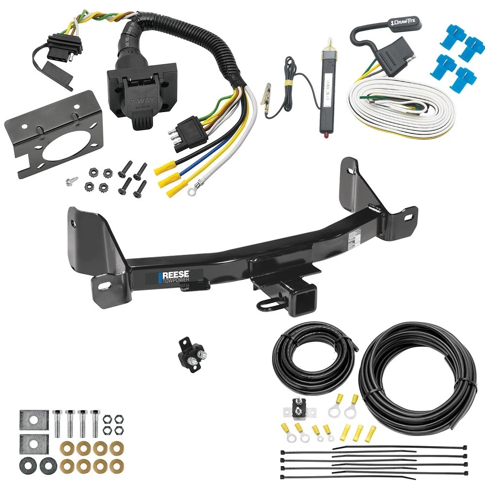 Trailer Hitch w/ 7-Way RV Wiring For 09-14 Ford F-150 10-14 F-150 Raptor Class 4 2" Receiver Reese