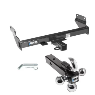 Reese Trailer Tow Hitch Receiver For 11-21 Jeep Grand Cherokee Except EcoDiesel 2022 WK w/Tri-Ball Triple Ball 1-7/8" 2" 2-5/16"