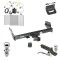 Ultimate Tow Package For 14-21 Jeep Grand Cherokee 22-22 WK Trailer Hitch w/ Wiring 2" Drop Mount Dual 2" and 1-7/8" Ball Lock Bracket Cover 2" Receiver Reese