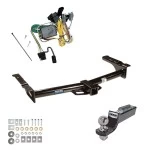 Tow Package For 92-94 Ford Econoline Van All Exc Shuttle Bus Trailer Hitch w/ Wiring 2" Drop Mount 2" Ball 2" Receiver Reese