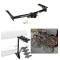 Trailer Hitch w/ 4 Bike Rack For 75-14 Ford Econoline Van Except Shuttle Bus Approved for Recreational & Offroad Use Carrier for Adult Woman or Child Bicycles Foldable