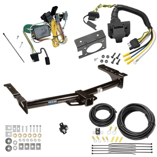 Trailer Hitch w/ 7-Way RV Wiring For 92-94 Ford Econoline Van All Exc Shuttle Bus Class 4 2" Receiver Reese