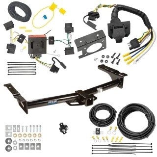 Trailer Hitch w/ 7-Way RV Wiring For 08-14 Ford Econoline Van All Exc Shuttle Bus Class 4 2" Receiver Reese