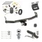 Ultimate Tow Package For 07-07 Jeep Patriot 07-10 Compass Trailer Hitch w/ Wiring 2" Drop Mount Dual 2" and 1-7/8" Ball Lock Bracket Cover 2" Receiver Reese