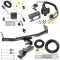 Trailer Hitch Tow Package w/ 7-Way RV Wiring For 11-16 Jeep Compass 17-17 (Old Body Style) w/ 2" Drop Mount 2" Ball Class 3 2" Receiver Reese