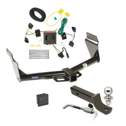 Reese Trailer Tow Hitch For 11-13 Dodge Durango All Models Deluxe Package Wiring 2" Ball Mount and Lock