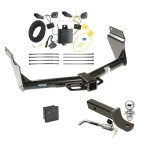 Reese Trailer Tow Hitch For 14-26 Dodge Durango All Models Deluxe Package Wiring 2" Ball Mount and Lock