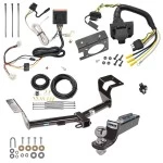 Trailer Hitch Tow Package w/ 7-Way RV Wiring For 12-16 Honda CR-V All Models w/ 2" Drop Mount 2" Ball Class 3 2" Receiver Reese