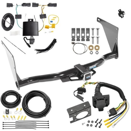 Trailer Hitch w/ 7-Way RV Wiring For 19-19 Ford Escape All Models Class 3 2" Receiver Reese