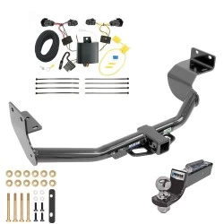 Tow Package For 14-15 KIA Sorento 4 Cyl. Trailer Hitch w/ Wiring 2" Drop Mount 2" Ball 2" Receiver Reese