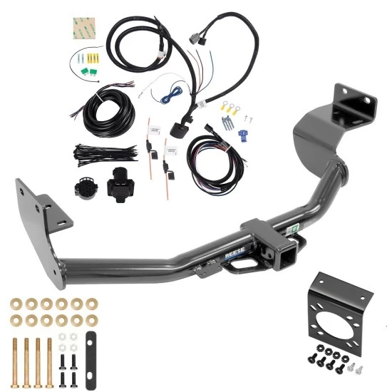Trailer Hitch w/ 7-Way RV Wiring For 13-18 Hyundai Santa Fe Sport 14-15 KIA Sorento Class 3 2" Receiver Sport w/Factory Tow Package (5 Passenger) Reese
