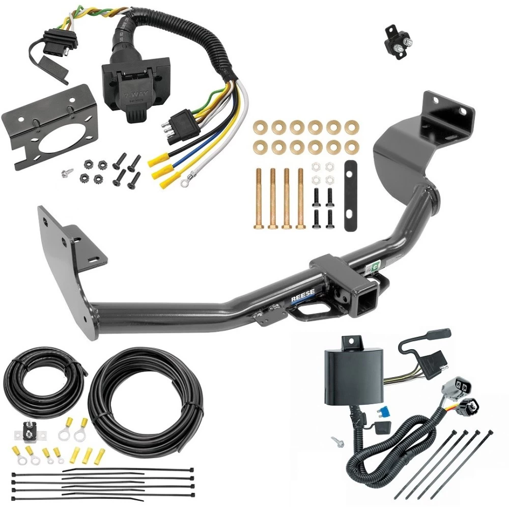 Trailer Hitch w/ 7-Way RV Wiring For 13-18 Hyundai Santa Fe Sport 14-15 KIA Sorento Class 3 2" Receiver Reese