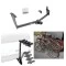 Trailer Hitch w/ 4 Bike Rack For 09-12 INFINITI FX35 09-13 FX37 14-17 QX70 2013 FX38 Approved for Recreational & Offroad Use Carrier for Adult Woman or Child Bicycles Foldable