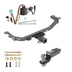 Tow Package For 10-12 Acura RDX All Models Trailer Hitch w/ Wiring 2" Drop Mount 2" Ball 2" Receiver Reese