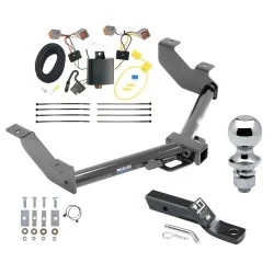 Reese Trailer Tow Hitch For 14-23 Ford Transit Connect All Models 2" Receiver Complete Package w/ Wiring and 1-7/8" Ball