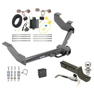 Reese Trailer Tow Hitch For 14-23 Ford Transit Connect Deluxe Package Wiring 2" Ball Mount and Lock