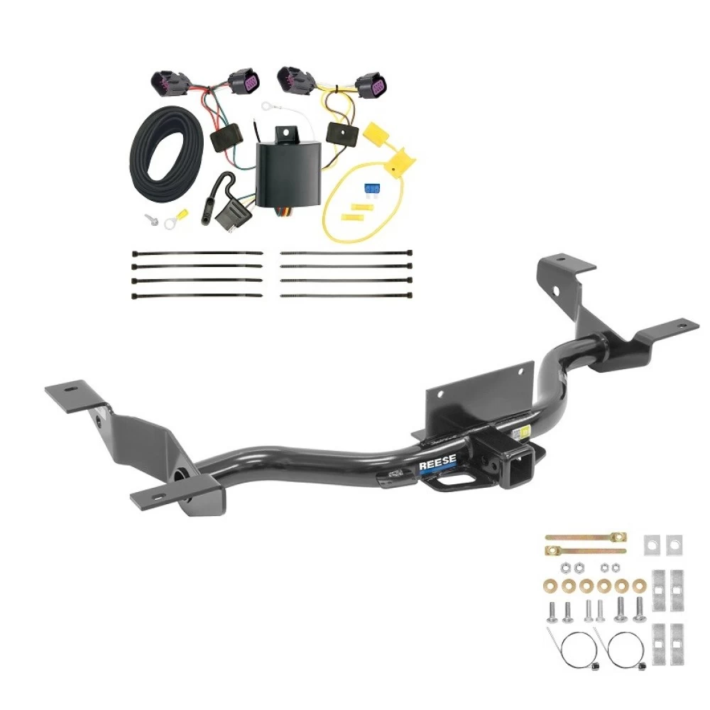 Trailer Hitch w/ Wiring For 14-24 RAM ProMaster 1500 2500 All (3500 w/o Extended Body) Class 4 2" Tow Receiver Reese Tekonsha