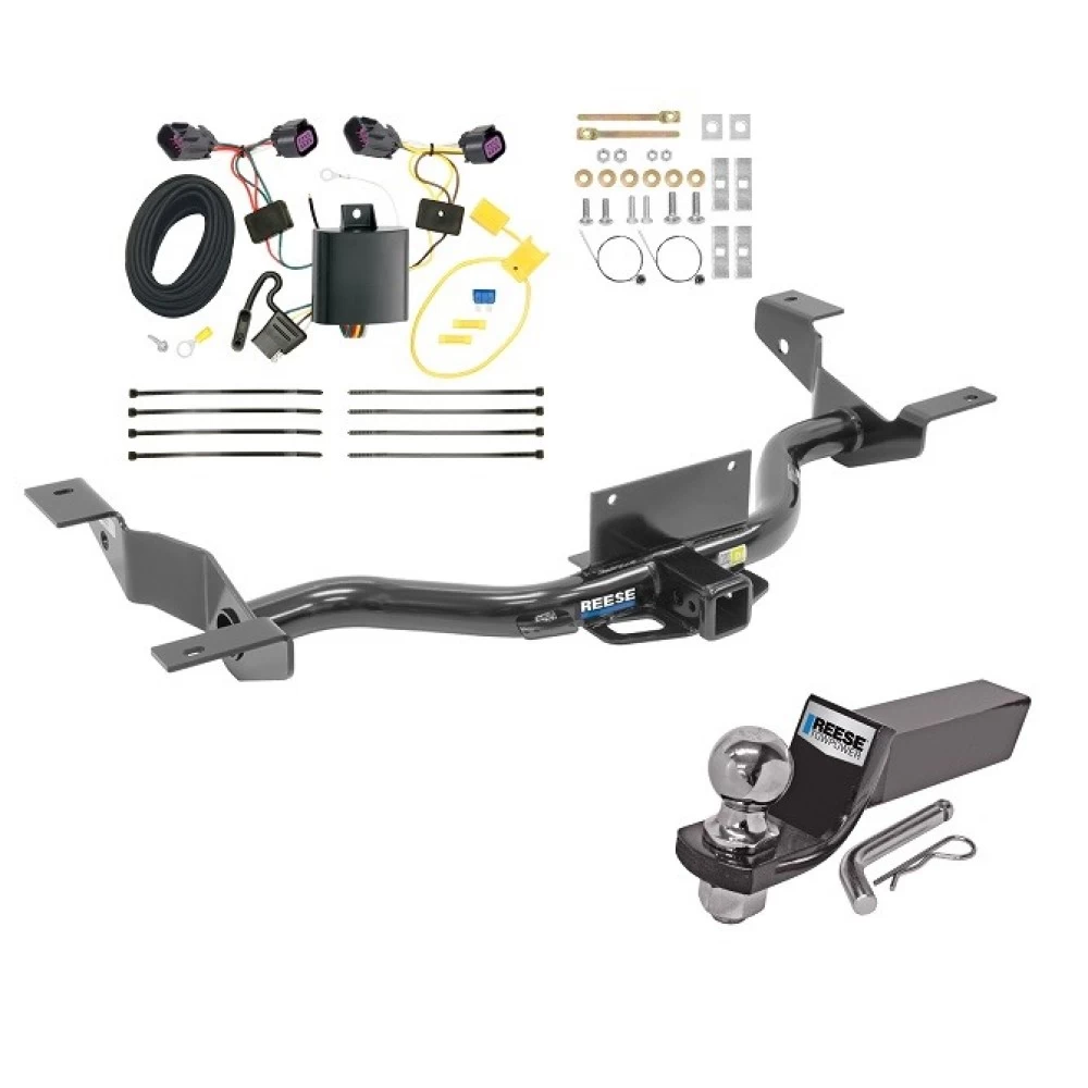 Reese Trailer Tow Hitch For 14-24 RAM ProMaster 1500 2500 All (3500 w/o Extended Body) Complete Package w/ Wiring and 2" Ball