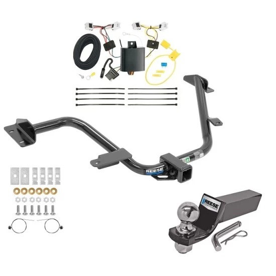 Reese Trailer Tow Hitch For 13-21 Nissan NV200 15-18 Chevrolet City Express Complete Package w/ Wiring and 2" Ball