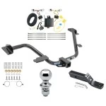 Reese Trailer Tow Hitch For 13-21 Nissan NV200 15-18 Chevrolet City Express 2" Receiver Complete Package w/ Wiring and 1-7/8" Ball