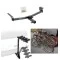 Trailer Hitch w/ 4 Bike Rack For 08-20 Nissan Rogue Except Krom & Sport 2014 Rogue Select Approved for Recreational & Offroad Use Carrier for Adult Woman or Child Bicycles Foldable