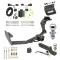 Ultimate Tow Package For 16-20 KIA Sorento 4 Cyl. Trailer Hitch w/ Wiring 2" Drop Mount Dual 2" and 1-7/8" Ball Lock Bracket Cover 2" Receiver Reese