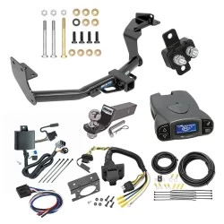 Trailer Hitch Tow Package Prodigy P3 Brake Control For 16-20 KIA Sorento V6 Models w/ 7-Way RV Wiring 2" Drop Mount 2" Ball Class 3 2" Receiver Reese Tekonsha