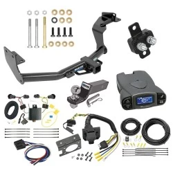 Trailer Hitch Tow Package Prodigy P3 Brake Control For 16-20 KIA Sorento 4 Cyl. w/ 7-Way RV Wiring 2" Drop Mount 2" Ball Class 3 2" Receiver Reese Tekonsha