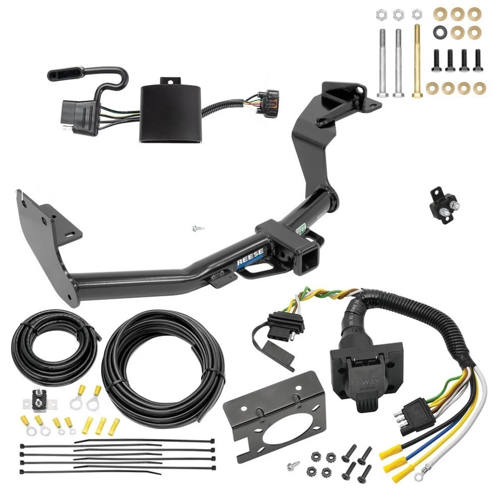 Trailer Hitch w/ 7-Way RV Wiring For 19-20 Hyundai Santa Fe (Except XL Models) Class 3 2" Receiver Reese