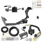 Trailer Hitch w/ 7-Way RV Wiring For 19-20 Hyundai Santa Fe (Except XL Models) Class 3 2" Receiver Reese