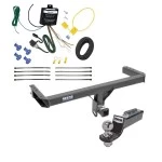 Tow Package For 13-17 Audi Q5 All Models Trailer Hitch w/ Wiring 2" Drop Mount 2" Ball 2" Receiver Reese